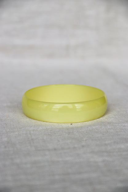 Yellow Lucite Bangle