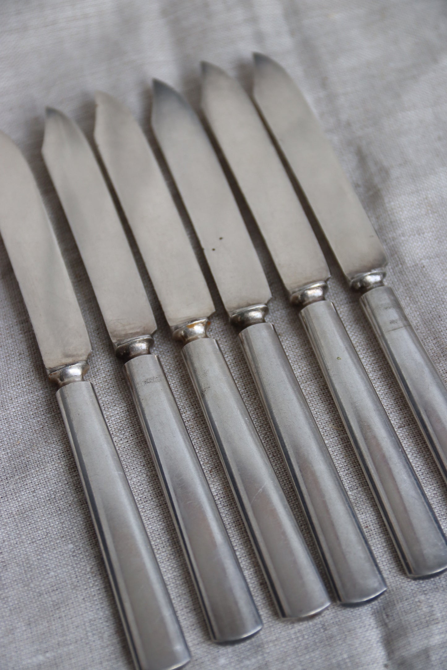 28 Piece Vintage Set of Rogers Sterling Silver Plated Knives and Forks