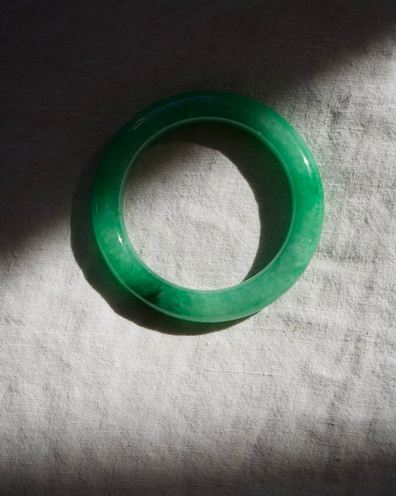 Jadeite Hololith Bangles