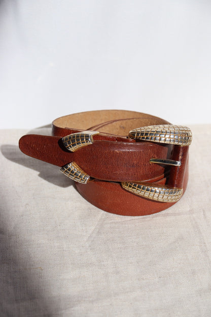 Ellen Tracy Leather Belt