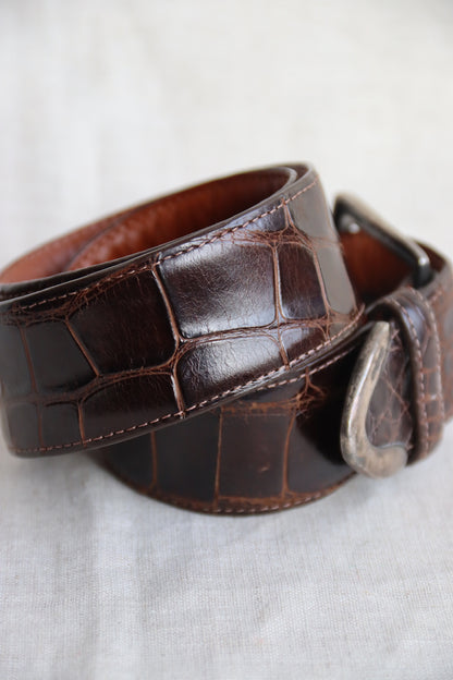 Ralph Lauren Alligator Leather Belt