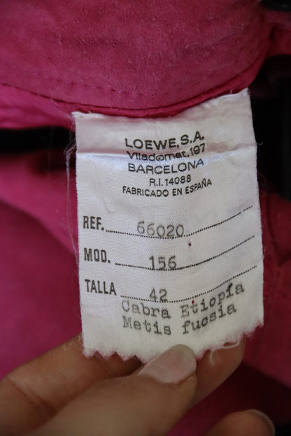Loewe Pink Leather Pants - as is