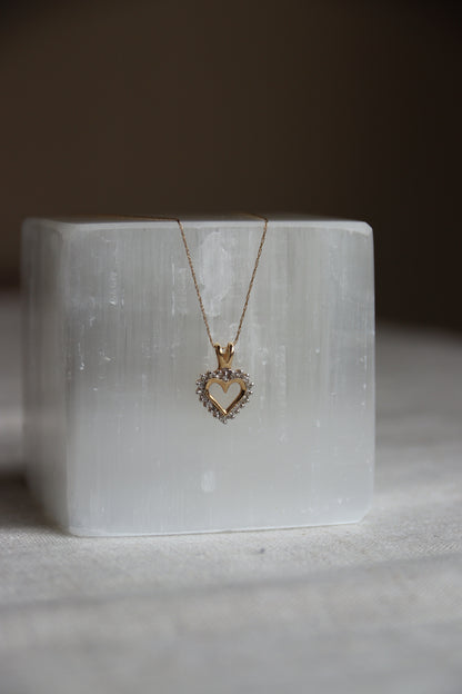 Diamond Heart Pendant Necklace