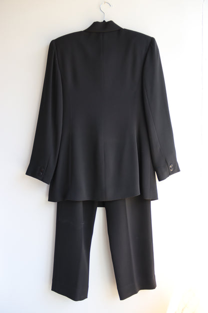 Emanuel Ungaro Black Pant Suit Set