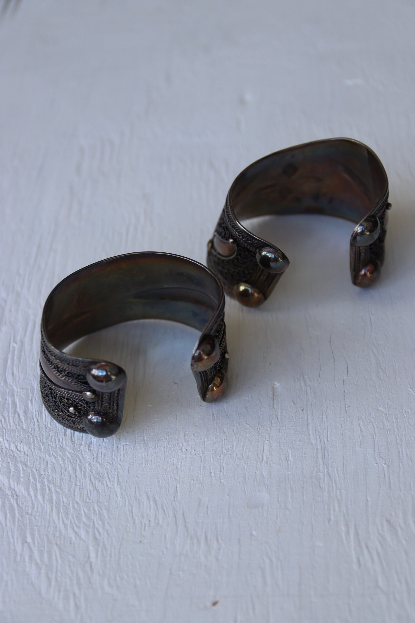 Antique Sterling Silver Cuff Bracelets