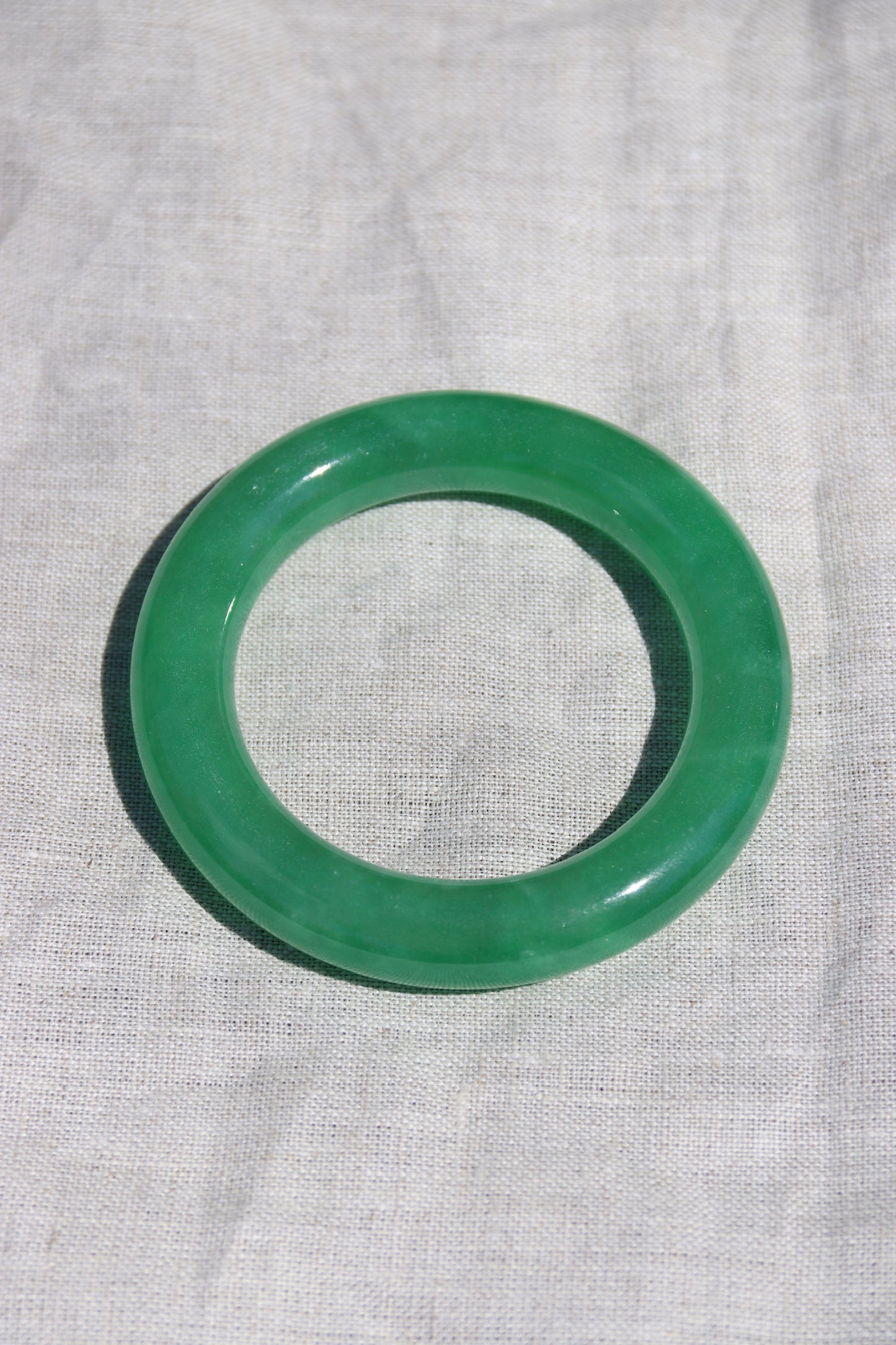 Jadeite Hololith Bangles