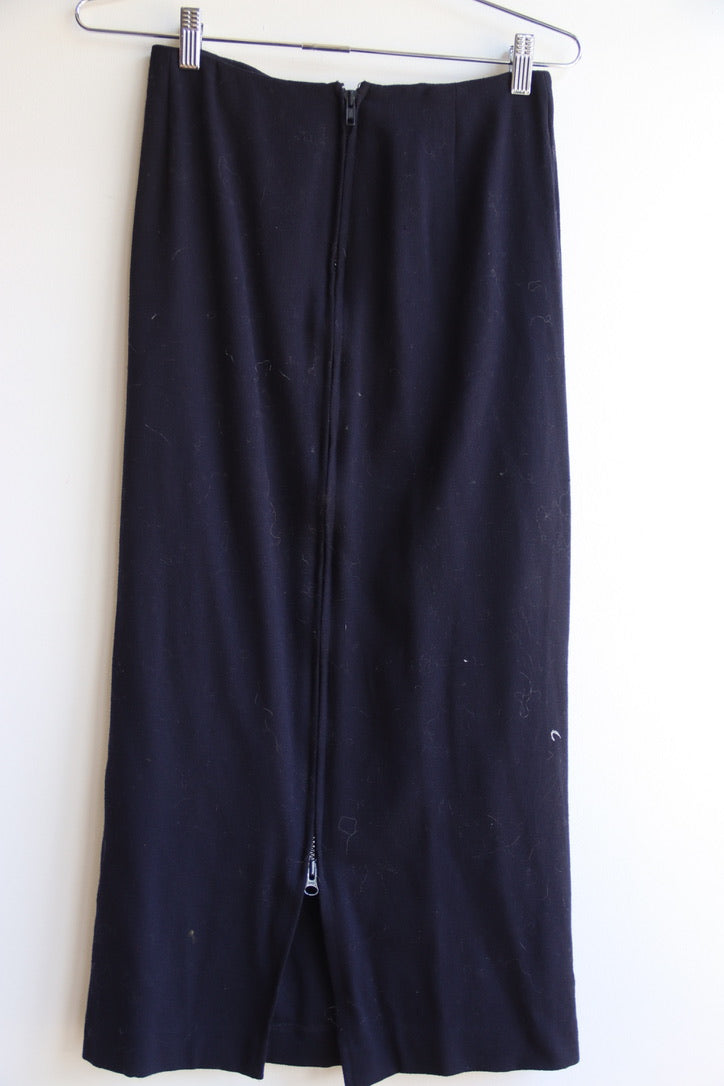 Vintage DKNY Zipper Skirt
