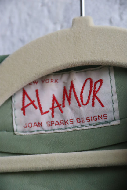 Alamor – Joan Sparks Designs Green Leather Top