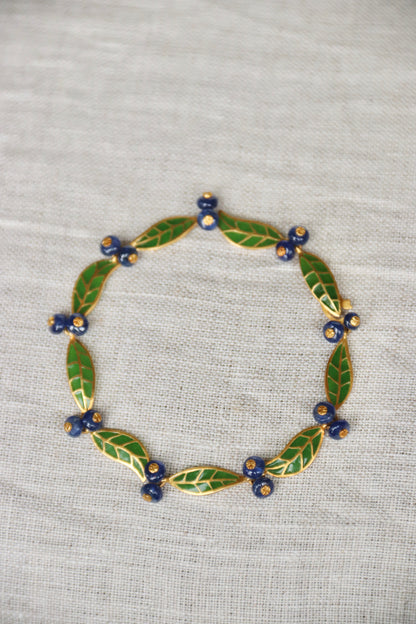 T.W. McClelland Sapphire Blueberry Bracelet - 18K Gold