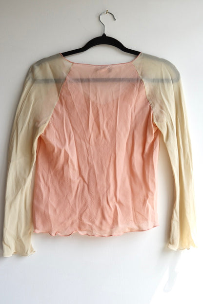 Vintage Banana Republic Pink Silk Top