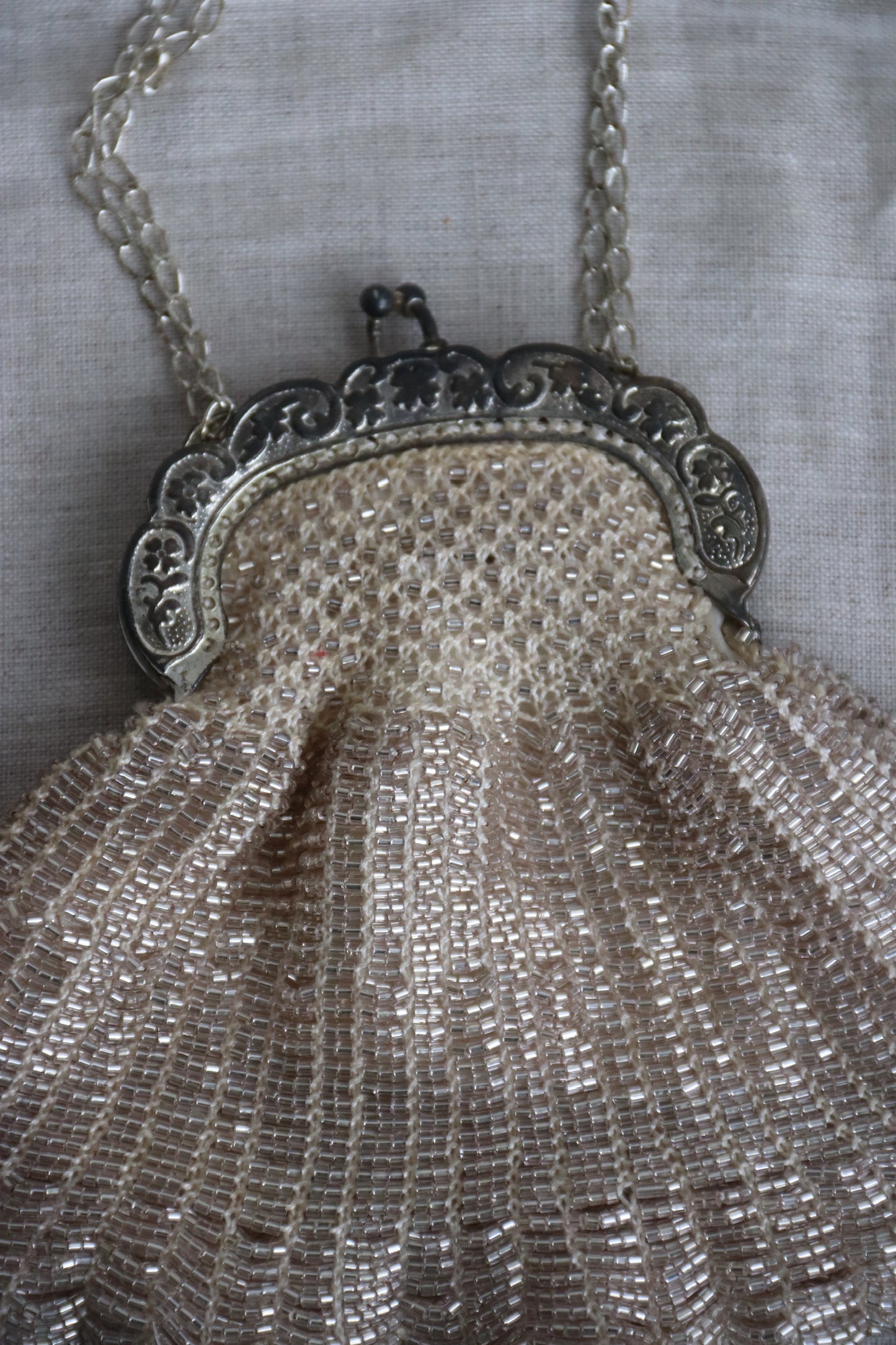 Vintage Beaded Coin Purse - as is