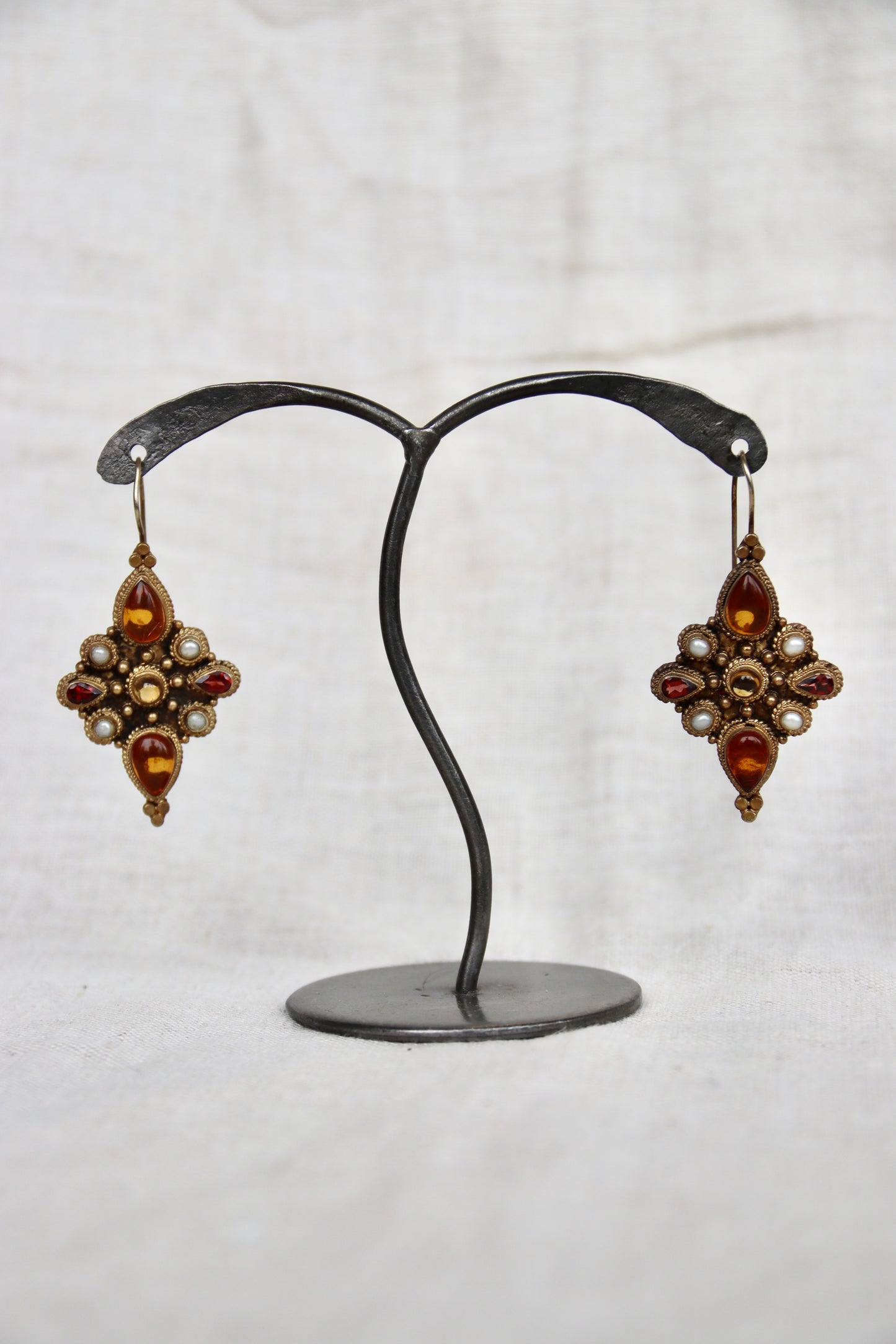 plated sterling earrings