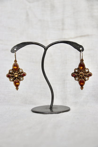 plated sterling earrings