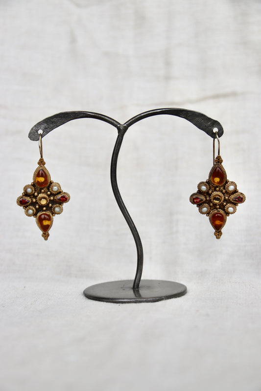 plated sterling earrings