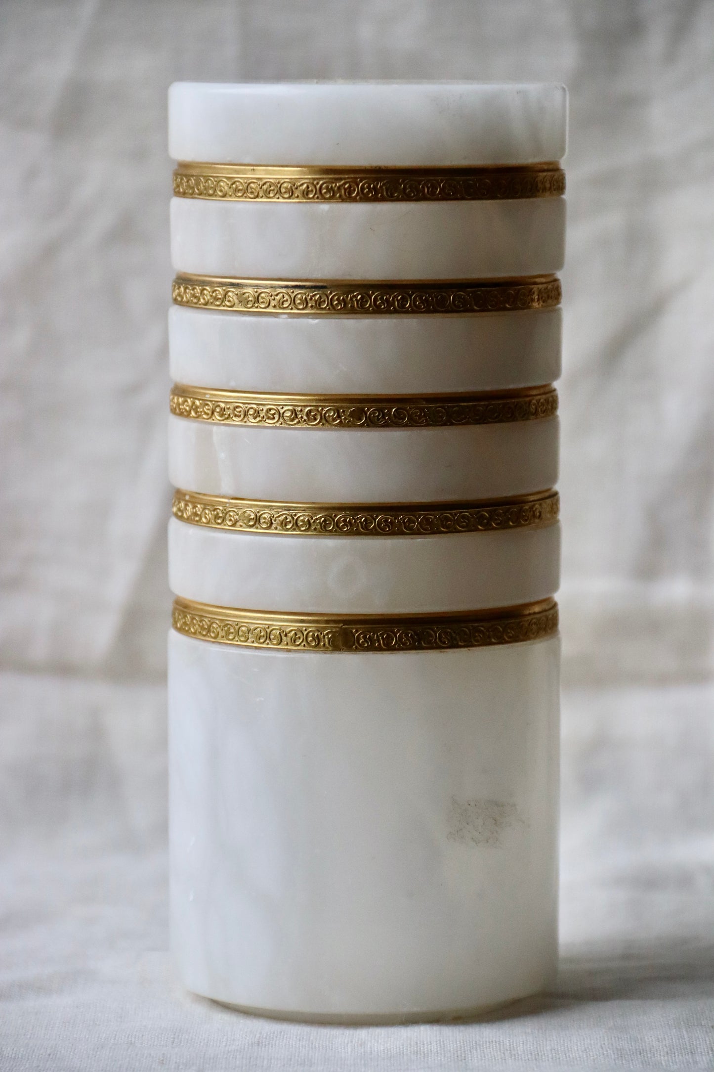 Vintage Marble Stacking Jewelry Box