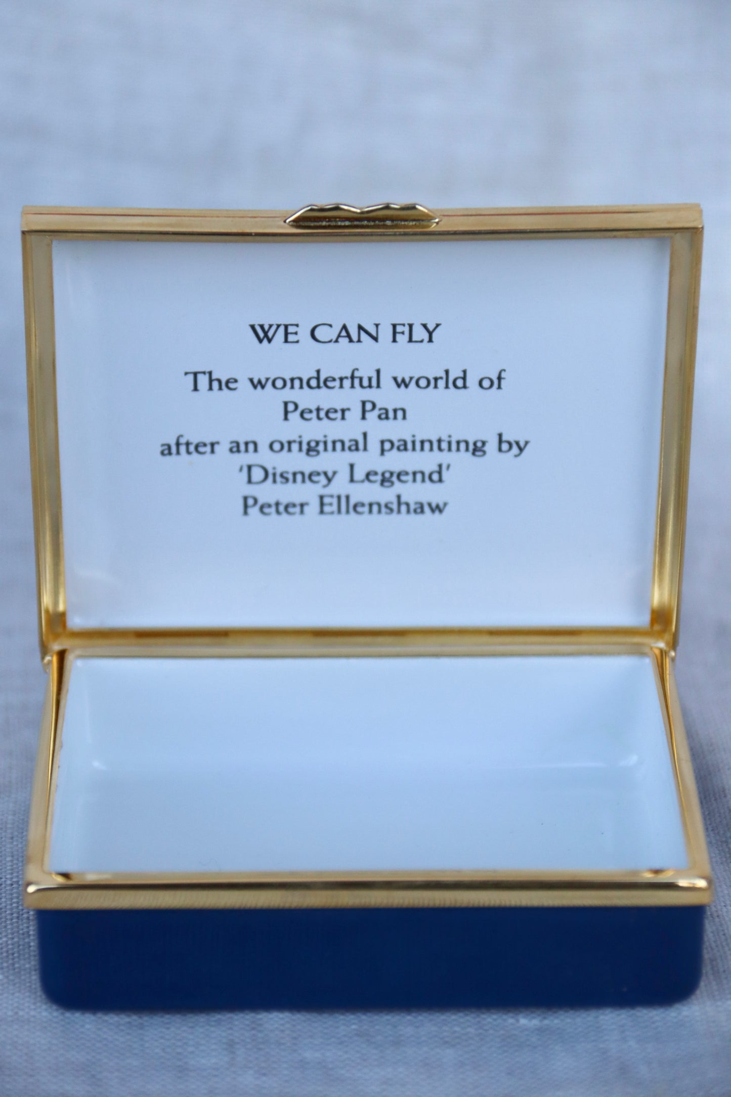 Peter Pan Enamel Box