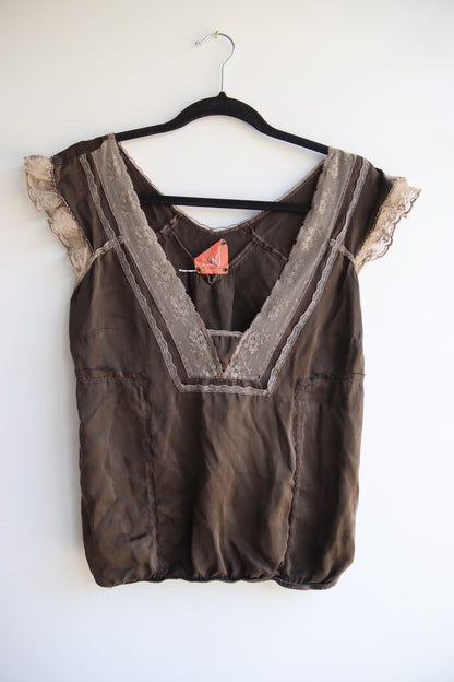 Free People Silk Top
