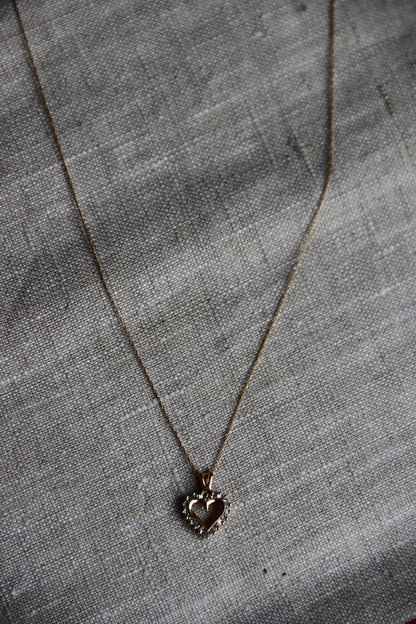 Diamond Heart Pendant Necklace