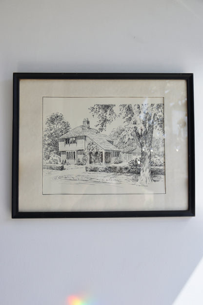 Vintage Sketch Print