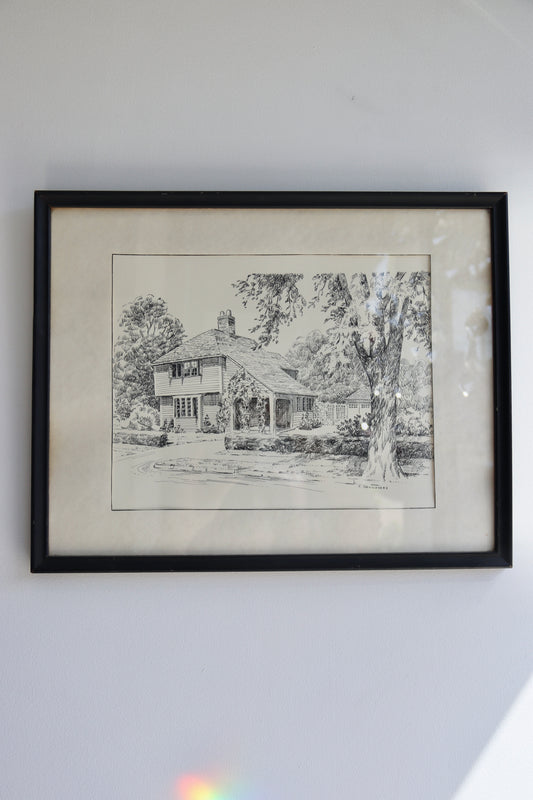 Vintage Sketch Print