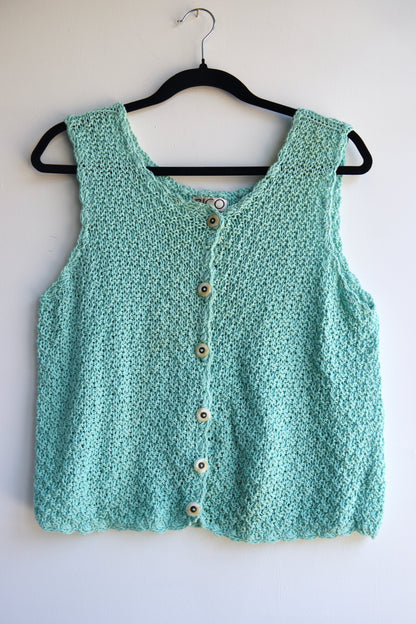 Vintage Rico Turquoise Knit Top