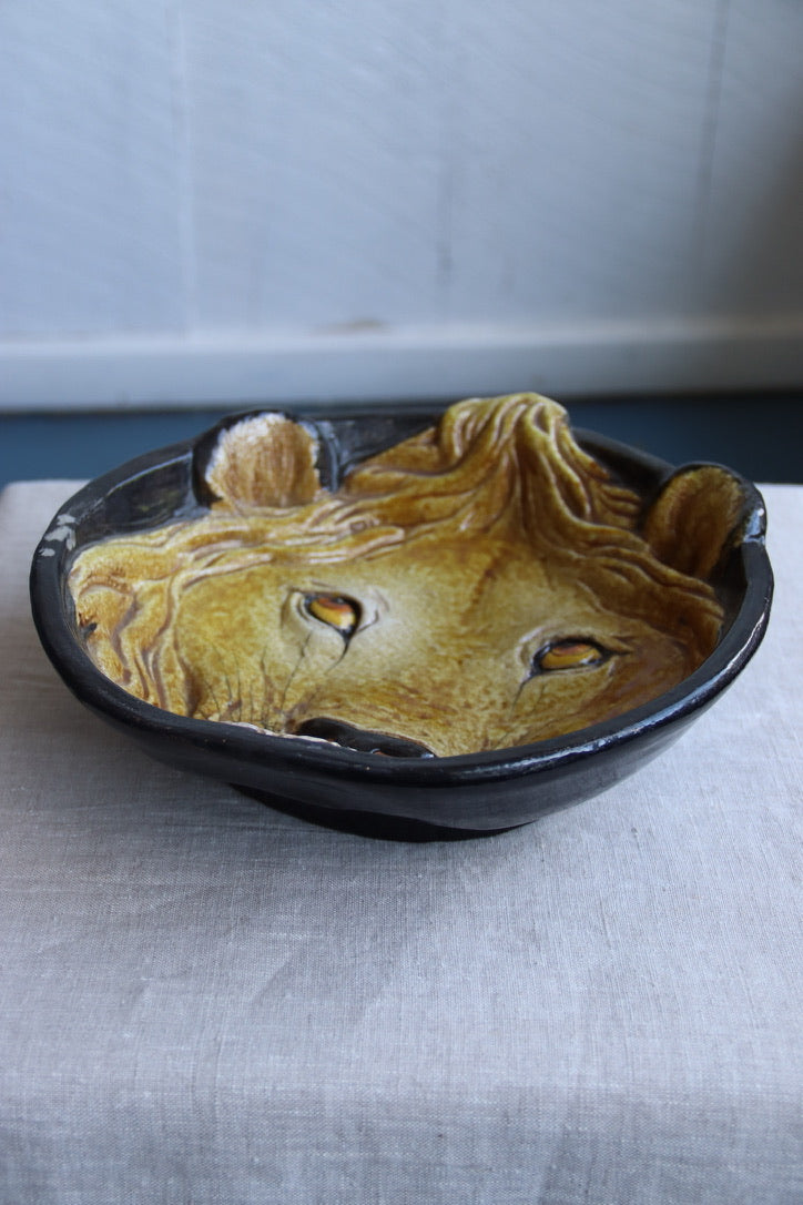 Vintage Italian Lion Bowl
