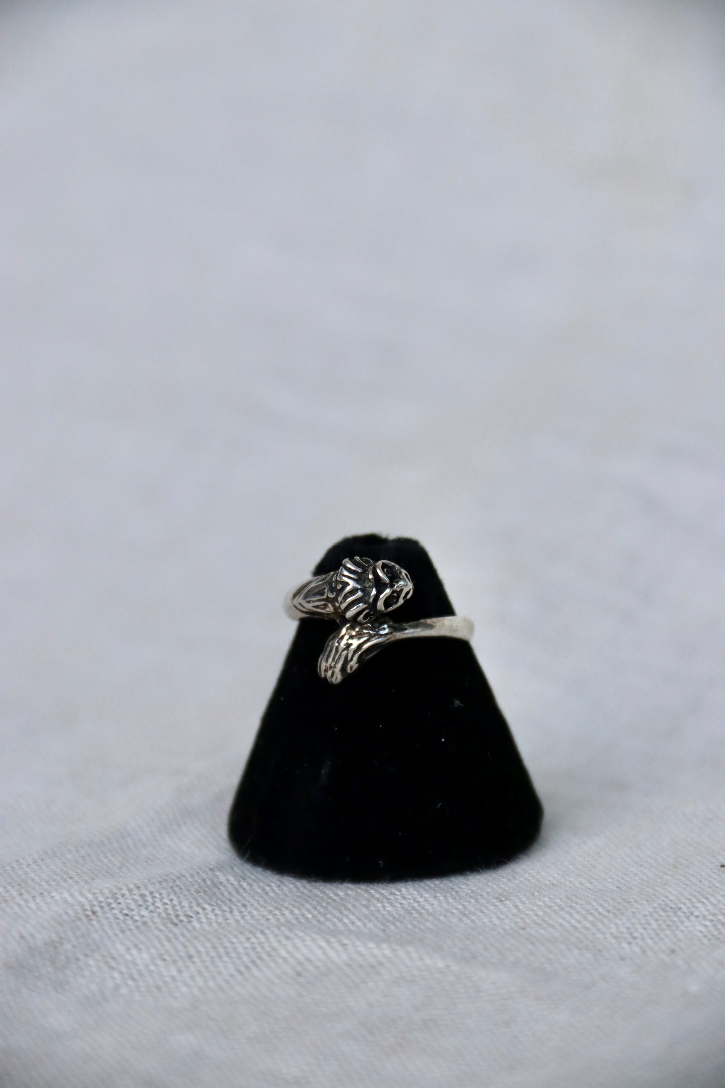 Sterling Silver Greek Lion's Head Ring