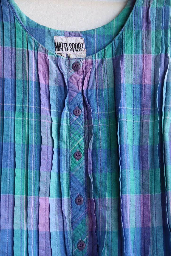 Vintage Matti Sport Checkered Dress