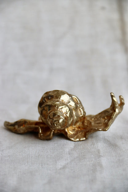 Brass Snail Drawer Pull