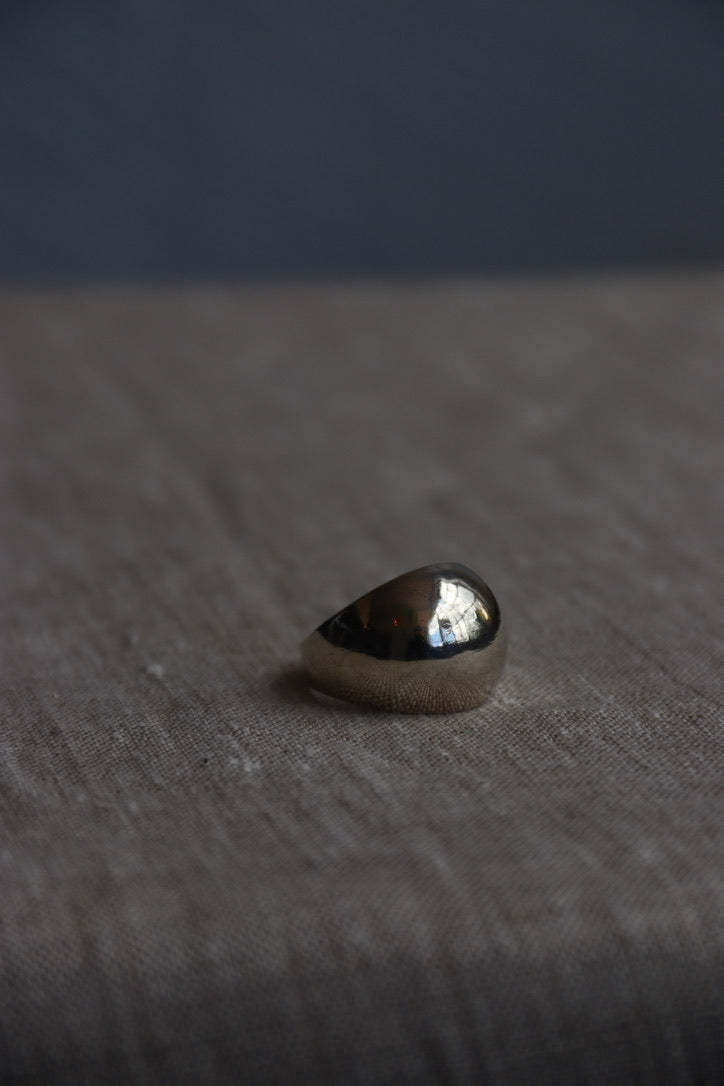 Sterling Silver Round Ring