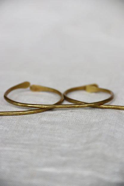 Set of 3 Marisa Mason Brass Bracelets