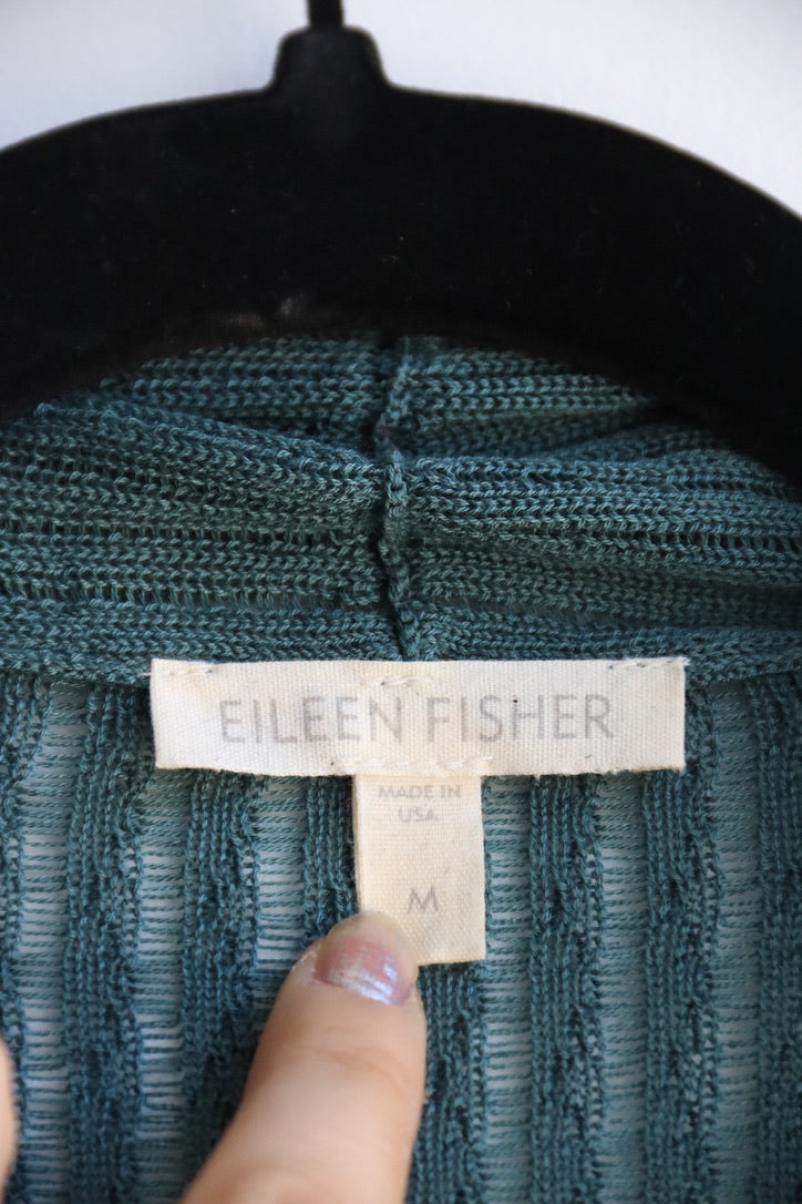 Eileen Fisher "dragonfly" Knit Cardigan Top