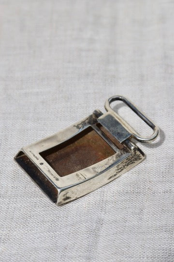 Engraved Tiffany & Co Sterling Silver Belt Buckle