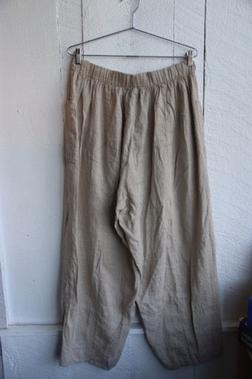 Flax Linen Pants - 2X