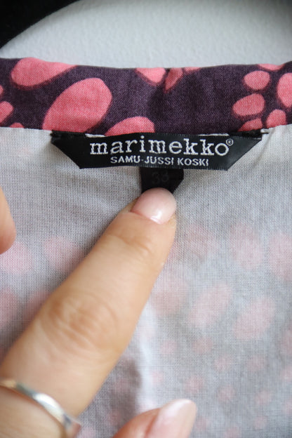 Marimekko samu jussi koski Pink Patterned Dress