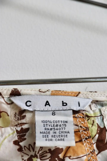 Cabi Floral Skirt