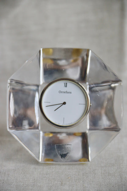 Orrefors Clock