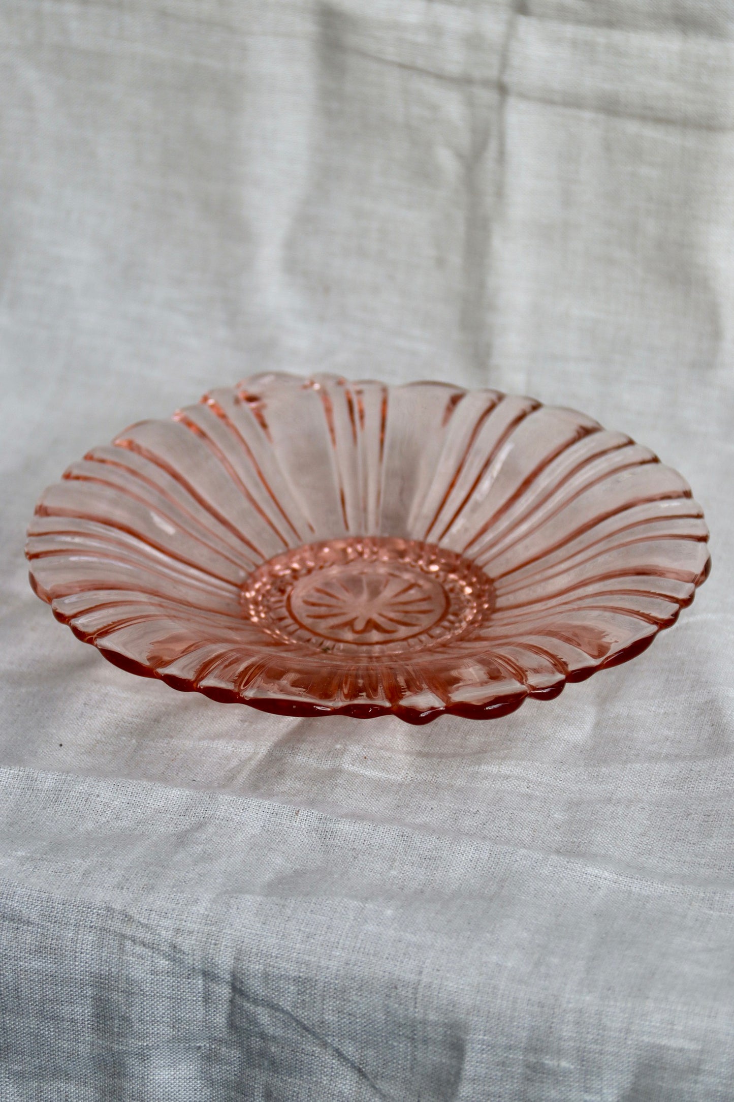 Anchor Hocking Pink Depression Glass Bowl