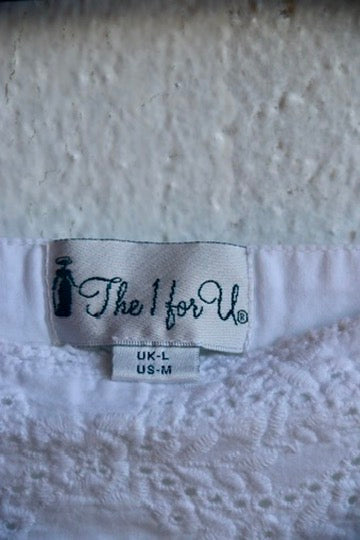 Vintage The I For You White Cotton Dress