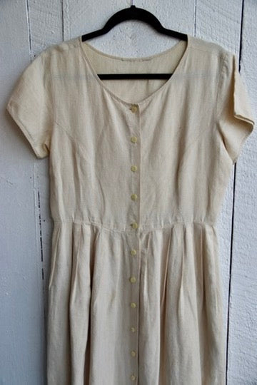 Tan Linen Dress - As Is