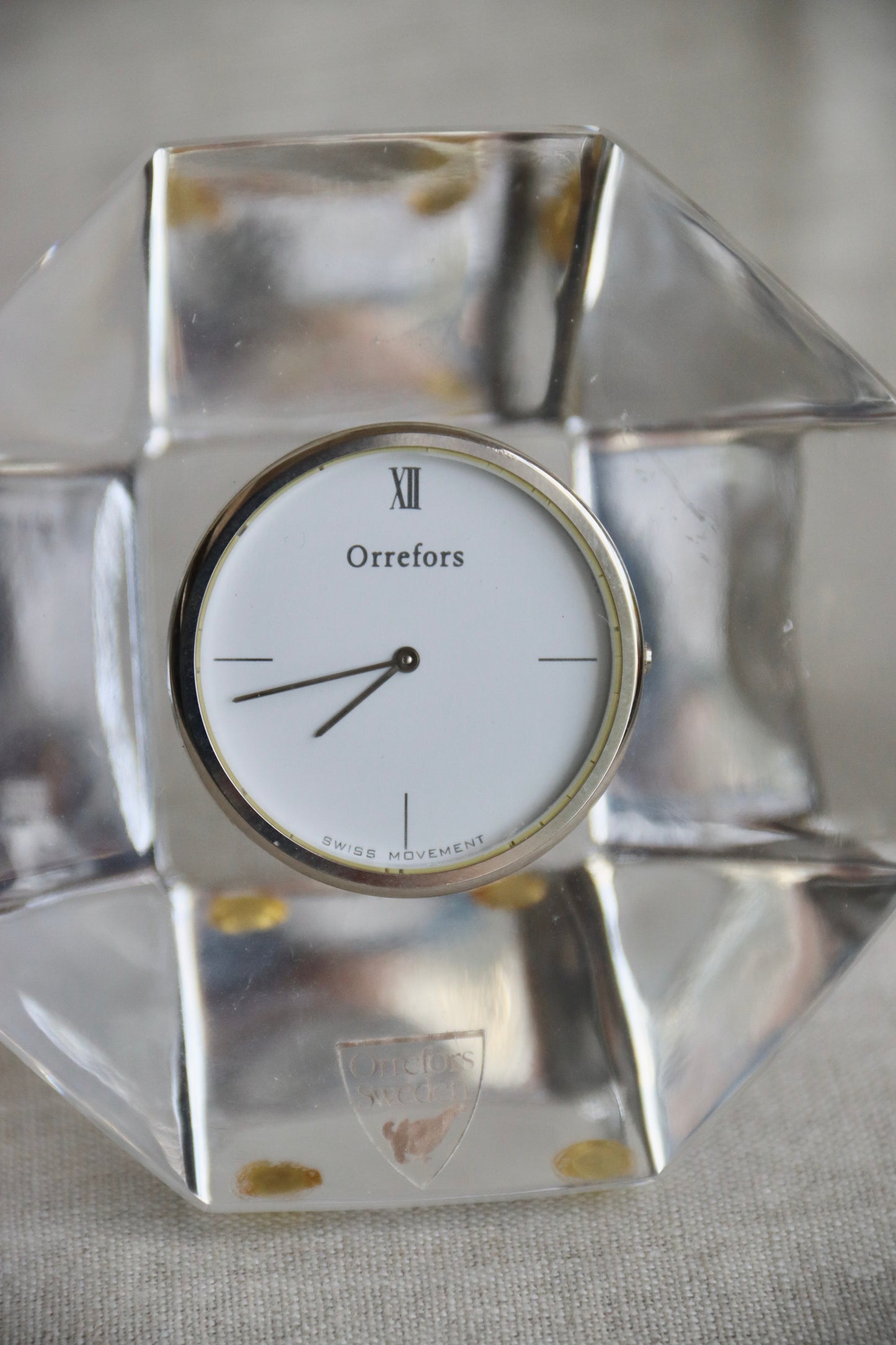 Orrefors Clock