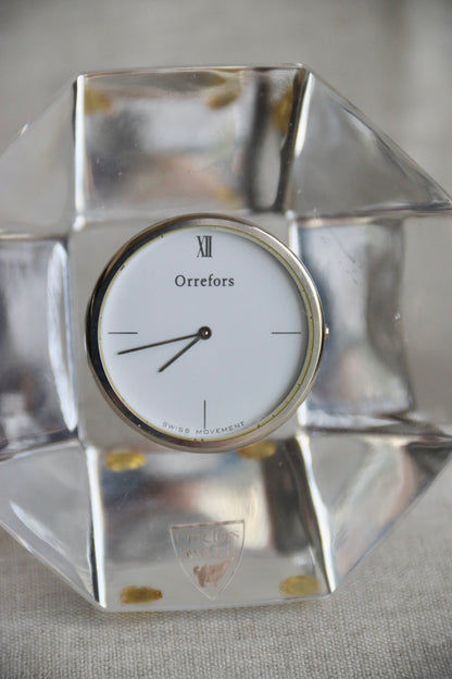 Orrefors Clock