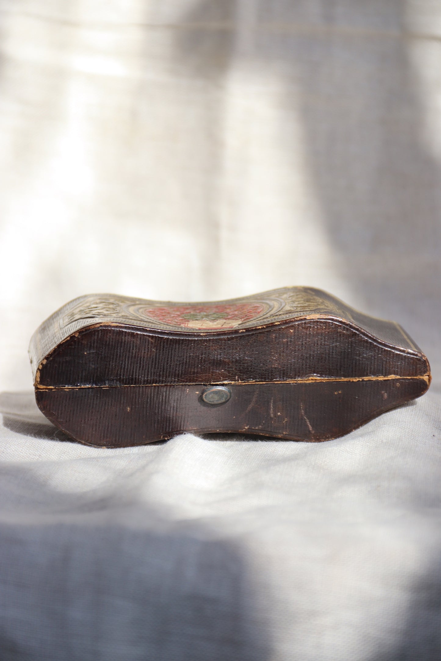 Antique Alabaster Inlay Opera Glasses