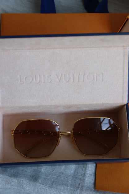 Louis Vuitton Gold Sunglasses