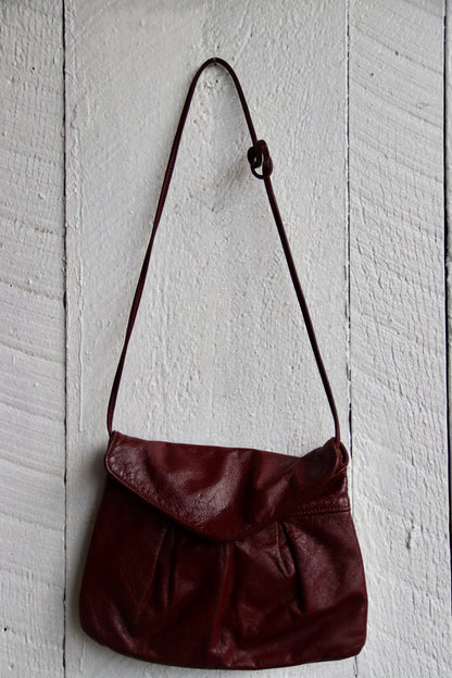 Maroon Slouched Purse