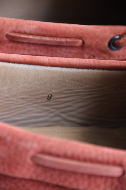 Tod's Gommino Orange Leather Loafers
