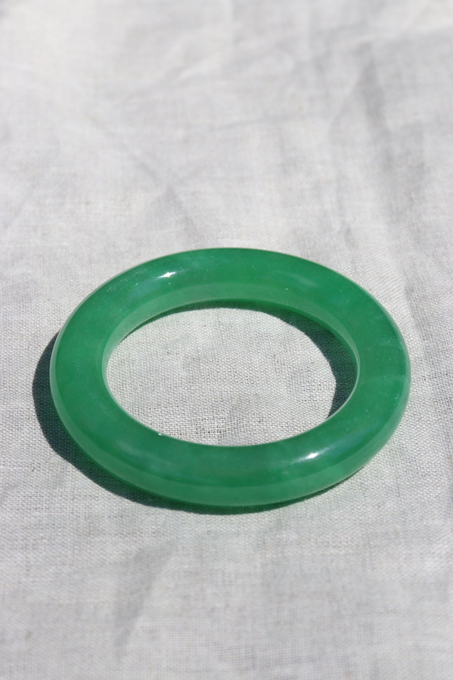 Jadeite Hololith Bangles