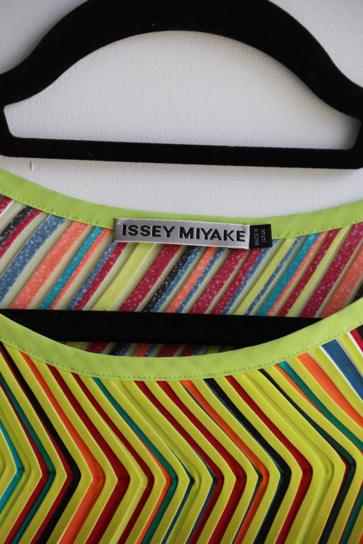 Issey Miyake Neon Dress
