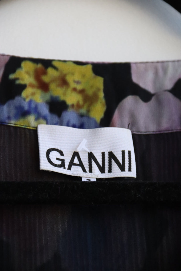 Ganni Floral Top