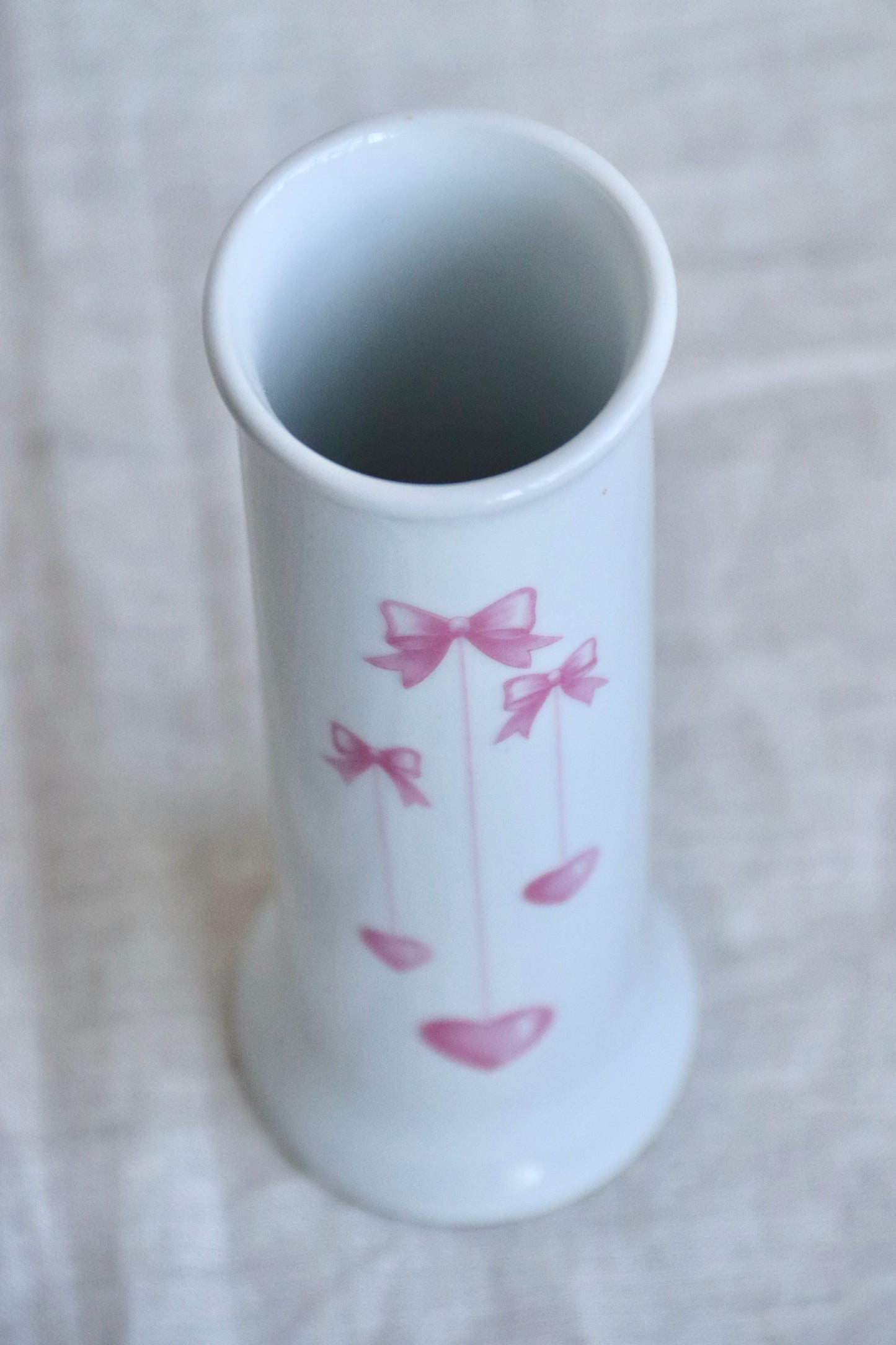 Pink Heart Balloon Vase
